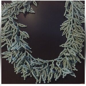 Light blue Coral Reef Beaded necklace